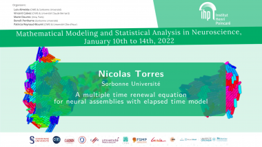 A multiple time renewal equation for neural assemblies with elapsed time model