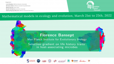 Selection gradient on life history traits in host-associating microbes