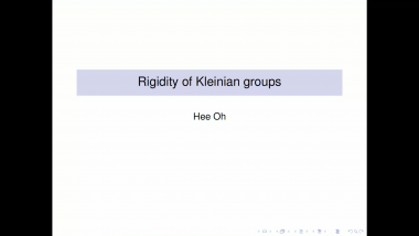 Rigidity of Kleinian groups