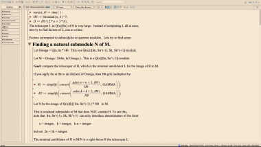 Submodule approach to creative telescoping