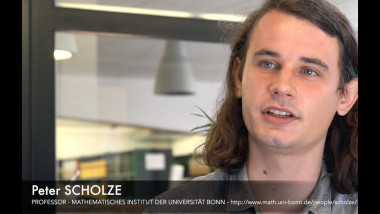 Interview at CIRM: Peter Scholze
