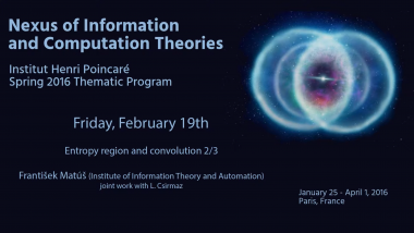 Entropy region and convolution 3/3