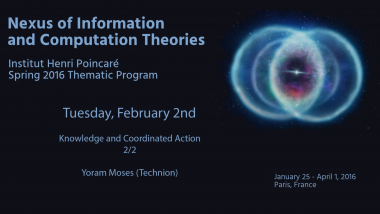 Knowledge and Coordinated Action (2/2) Coordination and Time
