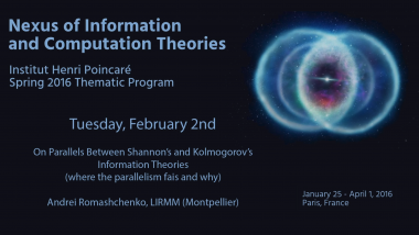 On Parallels Between Shannon’s and Kolmogorov’s Information Theories (where the parallelism fails and why)