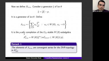 Cristalline representations (part 2/4)