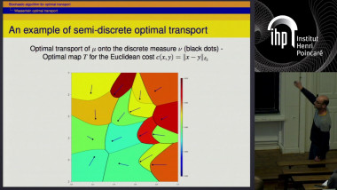 Statistical aspects of stochastic algorithms for entropic optimal transportation between probability measures