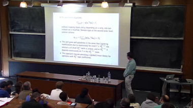 Quasilinear waves and trapping: Kerr­‐de Sitter space