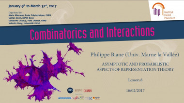 Asymptotic and Probabilistic Aspects of Representation Theory 8/8