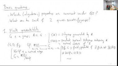 Quasi-isometric invariants (part 2/3)