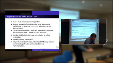 GIAC/XCAS and PARI/GP