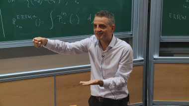 1/3 Self-interacting processes and random Schrödinger operators
