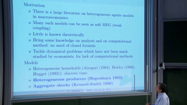 Some recent contributions on mean field games