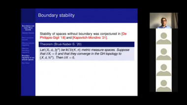 Boundary regularity and stability under lower Ricci bounds