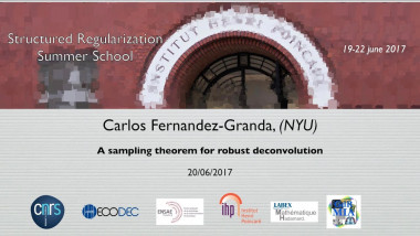 A sampling theorem for robust deconvolution