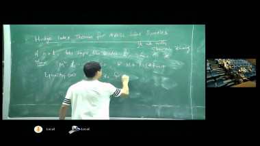 Hodge index theorem for adelic line bundles