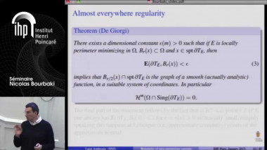[1093] The regularity theory of area-minimizing integral currents