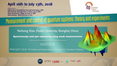 Spectroscopy and spin squeezing using weak measurementspin squeezing using weak measurement