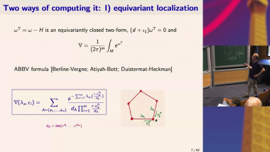 Equivariant volumes and holography