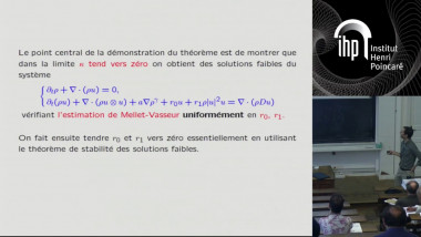 [1135] Solutions faibles de l'équation de Navier-Stokes des fluides compressibles