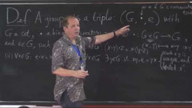 Groups and symmetries in geometry (part 1/6)