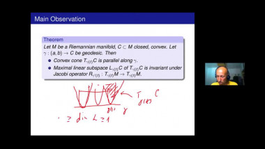 Convex subsets in generic manifolds