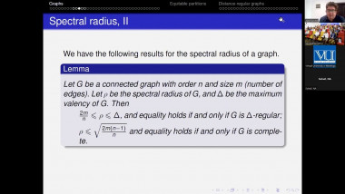 Some topics in spectral graph theory (1/4)