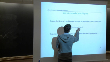 Théorie des types et mathématiques constructives