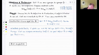 Théorie de la représentation des groupes finis (16/26)