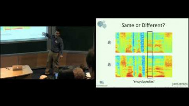 Automatically learning the structure of spoken language without supervision