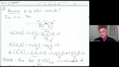 "Representations of Lie Algebras" (part 3/3)