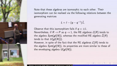 Combinatorics and quantum invariant differential operators on Reflection Equation algebras