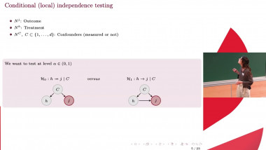 A Model for Testing Conditional Independence Applied to Event Processes