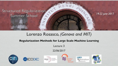 Regularization Methods for Large Scale Machine Learning 3