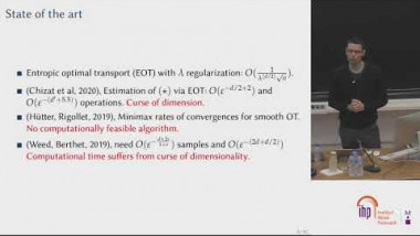 Statistical estimation of optimal transport potentials