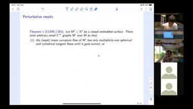 Mean curvature flow with generic initial data