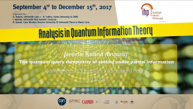The quantum query complexity of sorting under partial information