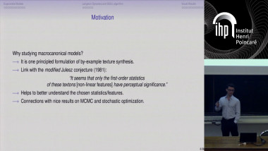 Maximum Entropy Models for Texture Synthesis