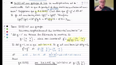 Théorie de la représentation des groupes finis (24/26)