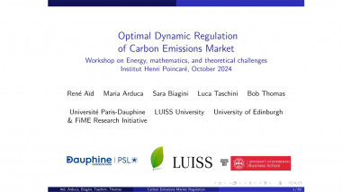 Optimal Dynamic Regulation of Carbon Emissions Market