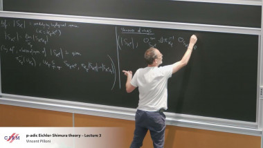 p-adic Eichler-Shimura theory - Lecture 3