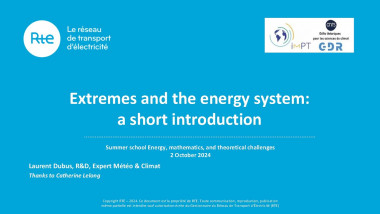 Extremes and the energy system: a short introduction