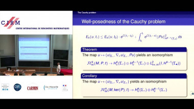 Characteristic initial value problem for wave equations on manifolds
