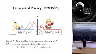 Privacy-preserving Analysis of Correlated data