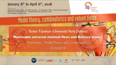 Metrizable universal minimal flows and Ramsey theory