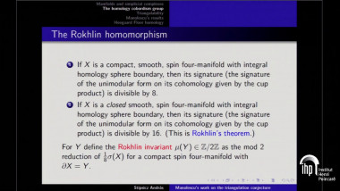 [1164] Manolescu’s work on the triangulation conjecture
