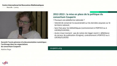 Garantir l'accès pérenne à la documentation numérique : l'archivage dans les négociations du consortium Couperin,Suivi de :Rôle de l'Inist sur les archives pérennes. Focus ISTEX et PANIST