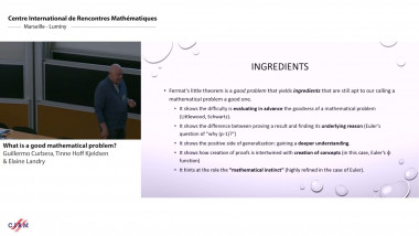 What is a good mathematical problem?