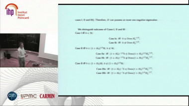 Operators and their perturbations (3)