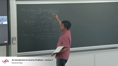An introduction to inverse problems (7/8)