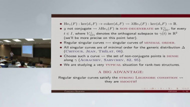 Normal forms around regular abnormal curves in rank-two distributions (Part 1)